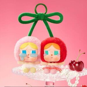 CRYBABY Crying For Love Series-Vinyl Plush Hanging Card (Love You Cherry Much)